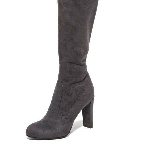 $200 SAM EDELMAN KENT Over the Knee Boot OTK GREY BLOCK HIGHLAND 9 - Picture 2 of 11